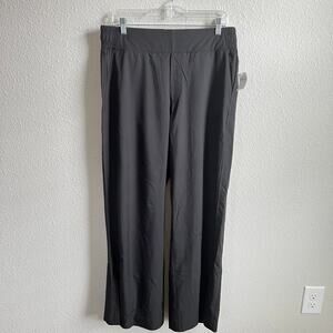 Old Navy Black High Rise Stretch Tech Wide Leg Active Pants Women's Large NEW